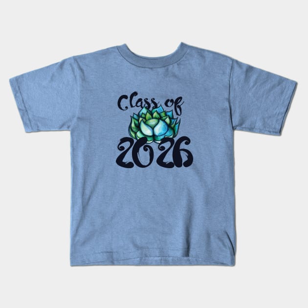 Class of 2026 Kids T-Shirt by bubbsnugg